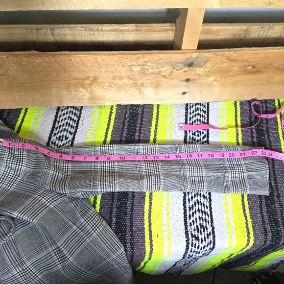 Zara blazer jacket Size:0 Color:Black/White Glen check - Picture 8 of 11